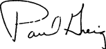 Paul G. Greig Signature